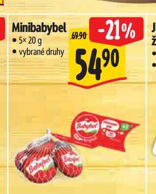 Minibabybel 5x 20 g  