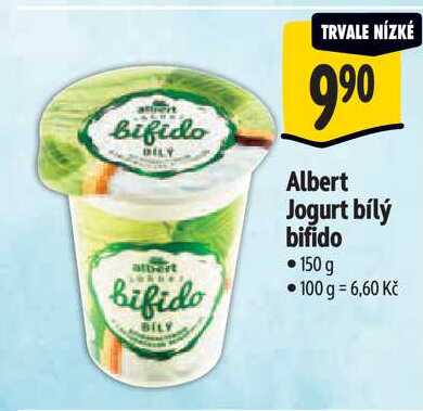 Albert Jogurt bílý bifido, 150 g