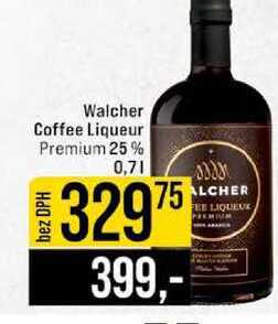 Walcher Coffee Liqueur Premium 25% 0,7l
