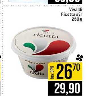 Vivaldi Ricotta sýr 250 g 