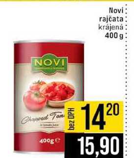 Novi rajčata krájená 400 g