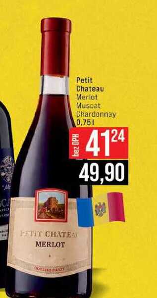 Petit Chateau Merlot Muscat Chardonnay 0,75l