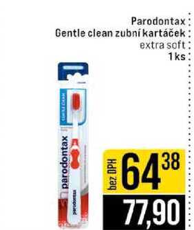 Parodontax Gentle clean zubní kartáček extra soft 1ks