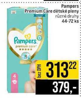 Pampers Premium Care dětské pleny různé druhy 44-72 ks JIP