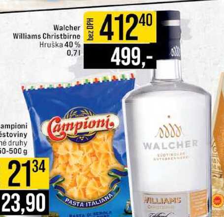 Walcher Williams Christbirne Hruška 40 % 50-500 g
