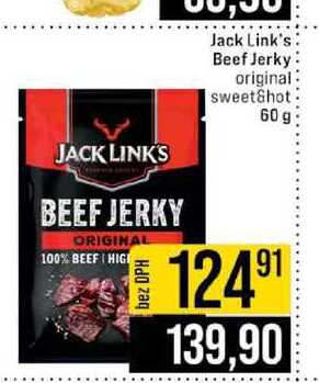 Jack Link's Beef Jerky original sweet&hot 60g