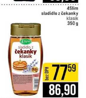 4Slim sladidlo z čekanky klasik 350 g