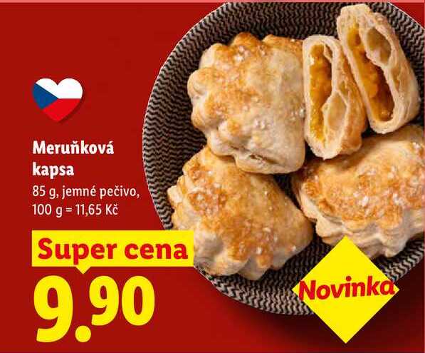 Meruňková kapsa,85 gka 