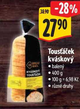 Tousťáček kváskový, 400 g