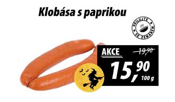 Klobása s paprikou, 100 g 