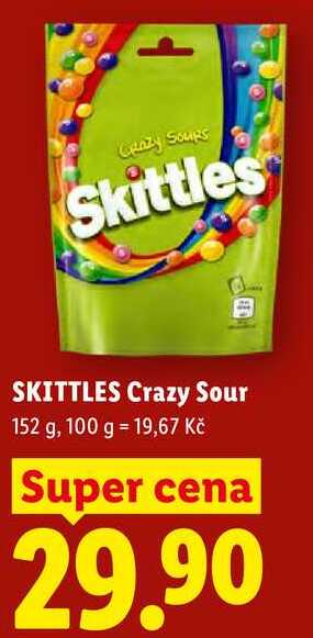 SKITTLES Crazy Sour 152 g