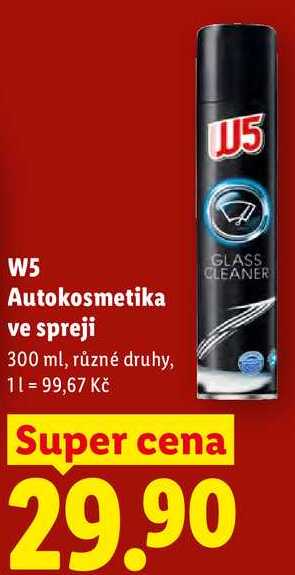 W5 Autokosmetika ve spreji, 300 ml 
