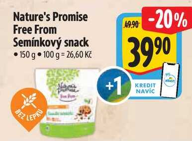 Nature's Promise Free From Semínkový snack, 150 g