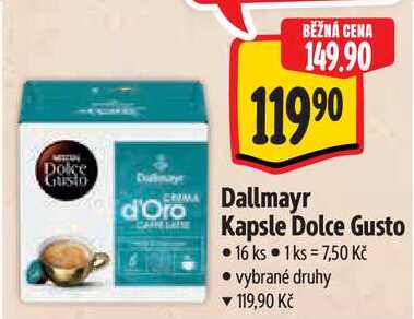 Dallmayr Kapsle Dolce Gusto, 16 ks