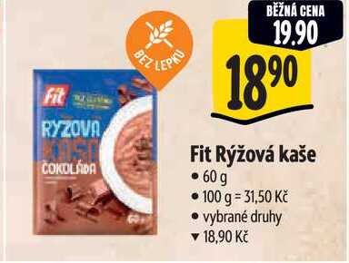 Fit Rýžová kaše, 60 g 