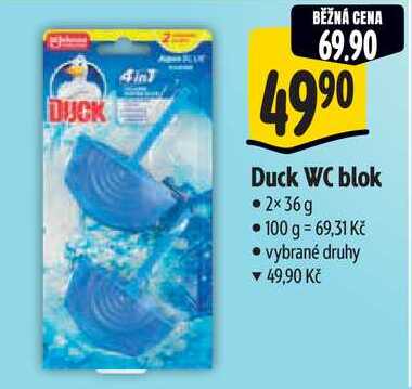 Duck WC blok, 2x 36 g Albert