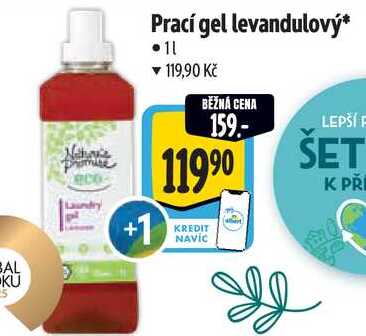 Prací gel levandulový, 1 l