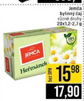 Jemča bylinný čaj různé druhy 20x1,2-2,7 g