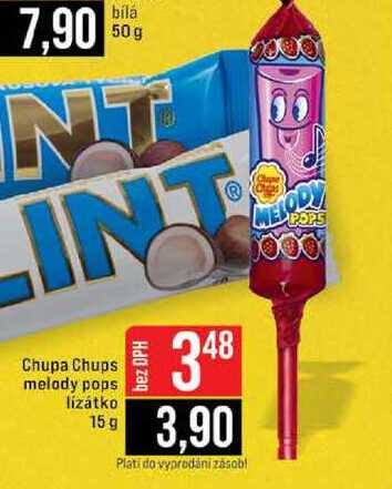 Chupa Chups melody pops lízátko 15 g 
