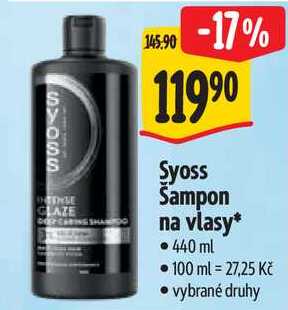 Syoss Sampon na vlasy, 440 ml Albert