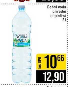 Dobrá voda přírodní neperlivá 2l