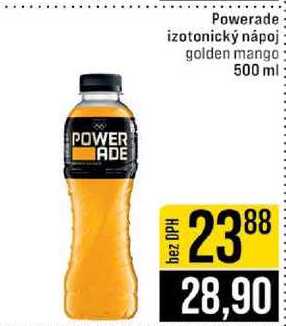 Powerade izotonický nápoj golden mango 500 ml 