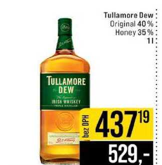 Tullamore Dew Original 40% Honey 35% 1l