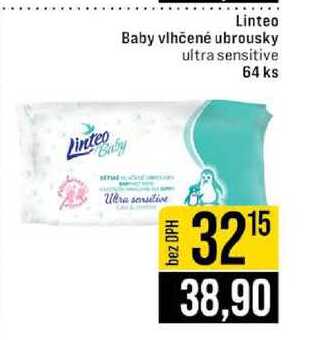 Linteo Baby vlhčené ubrousky ultra sensitive 64 ks JIP