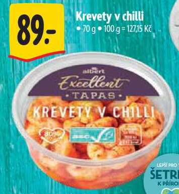 Krevety v chilli, 70 g  