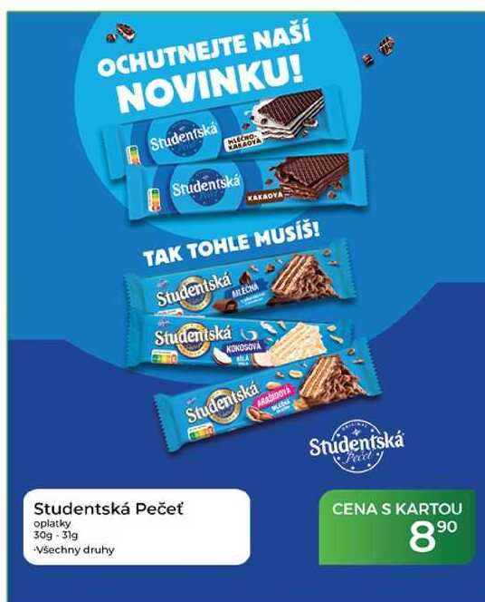 Studentská Pečeť oplatky 30g-31g 