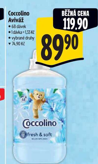 Coccolino Aviváž 68 dávek 