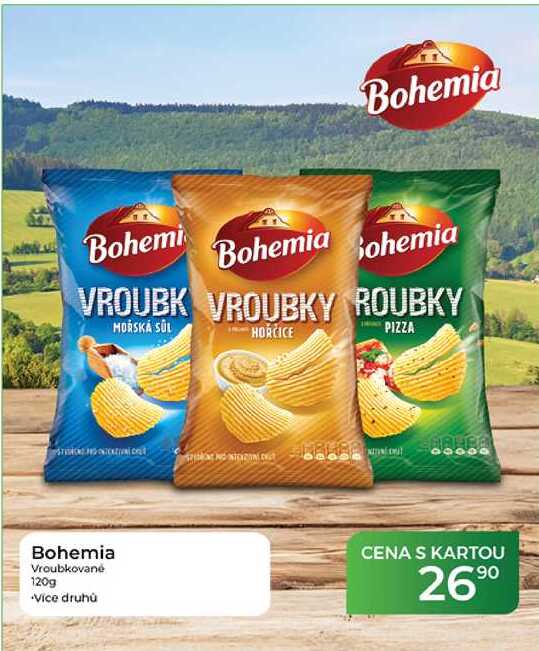 Bohemia Vroubkované 120g 