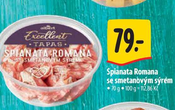  Spianata Romana se smetanovým sýrem 70 g 