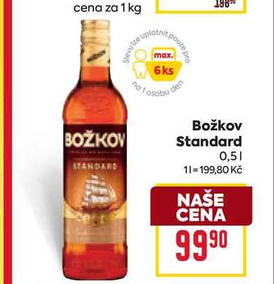 Božkov Standard 0,5l 