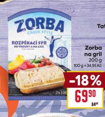 Zorba na gril 200 g  