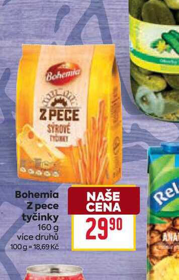 Bohemia Z pece tyčinky 160 g  