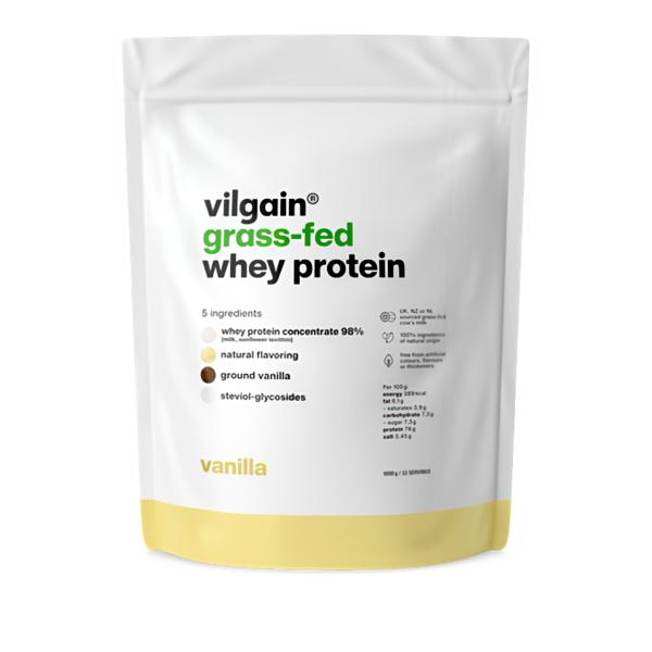 Vilgain Grass-Fed Whey Protein vanilka