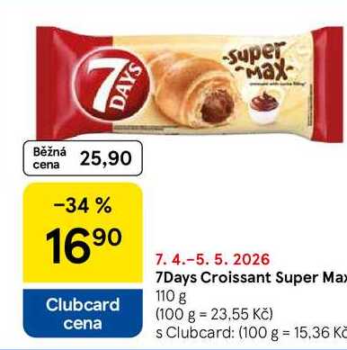 7Days Croissant Super Max, 110 g 