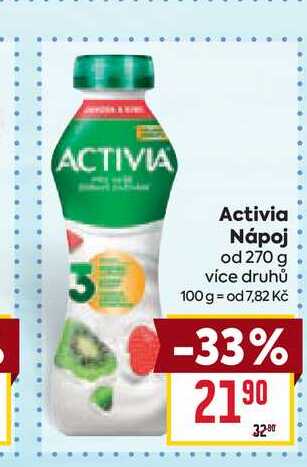 Activia Nápoj od 270 g 