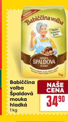 Babiččina volba Špaldová mouka hladká 1 kg