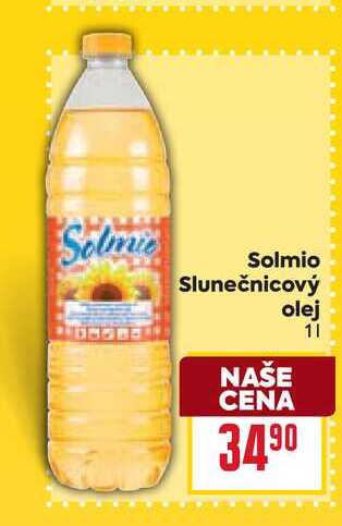 Solmio Slunečnicový olej 1l