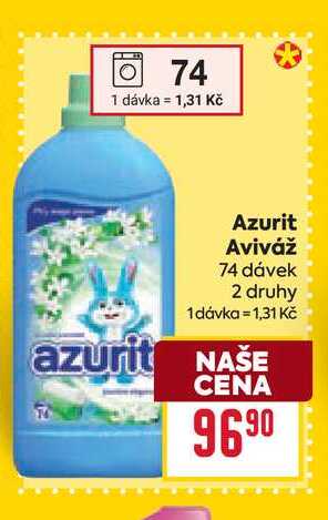 Azurit Aviváž 74 dávek 