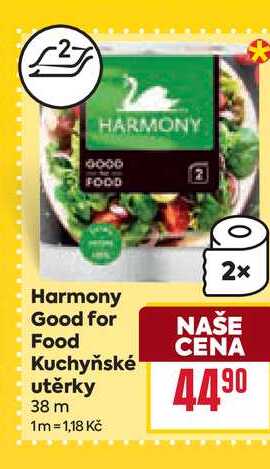 Harmony Good for Food Kuchyňské utěrky 38 m 