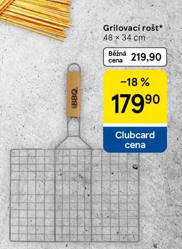 Grilovací rošt, 48 x 34 cm 