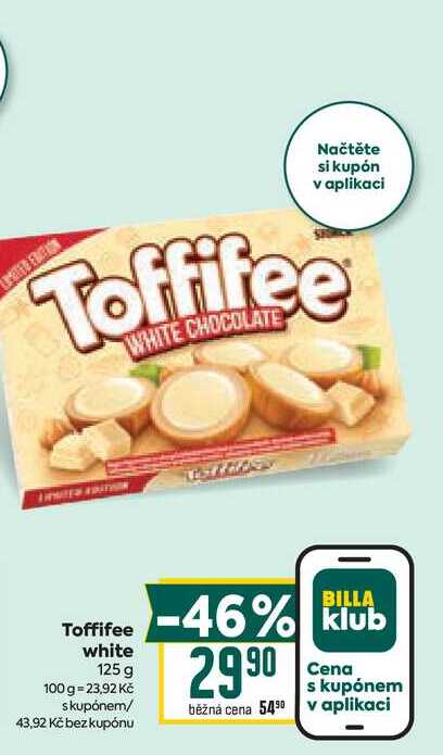 Toffifee white 125 g