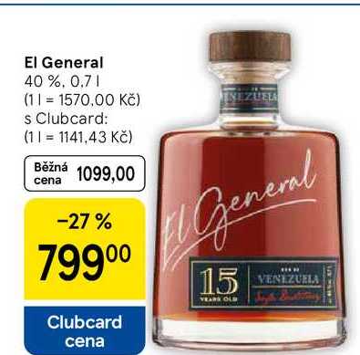 El General 40 %, 0.7 l