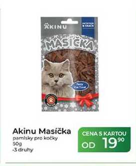 Akinu Masíčka pamlsky pro kočky 50 g