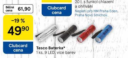 Tesco Baterka, 1 ks, 9 LED, více barev 20 l, s funkcí chlazení a ohřívání  