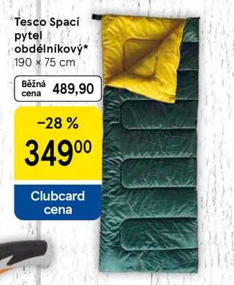 Tesco Spací pytel www obdélníkový, 190 x 75 cm 