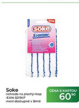 Soke náhrada na plochý mop 